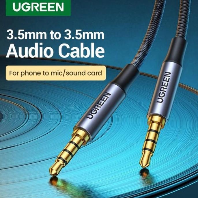 Sale Ugreen Kabel Jack 4 Pole Trrs Audio Mic For Aux 3.5Mm Kabel Audio Jack