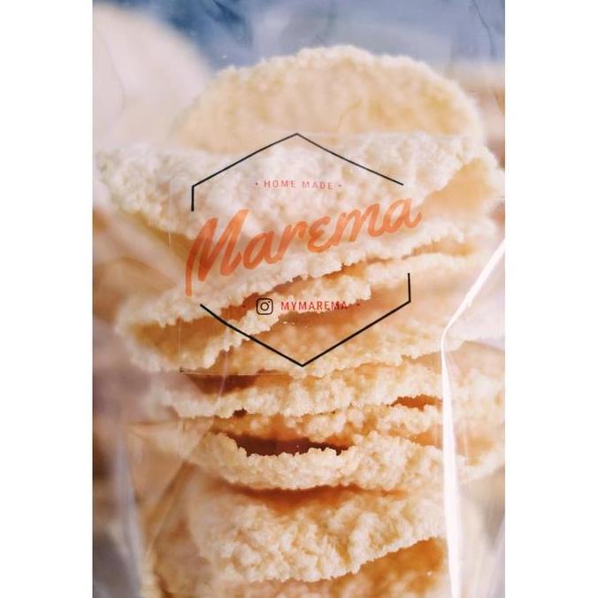 Cod,Bisa- Keripik Gendar Marema 15G (Matang) - Kerupuk Nasi