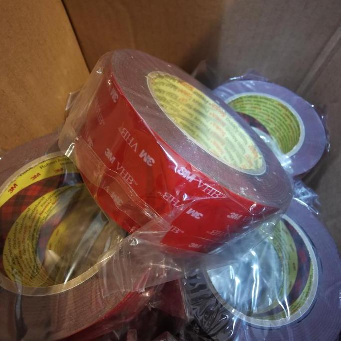 Lengkapdisini- Double Tape 3M Vhb Merah-Perekat 3M 48Mm X 4,5Mtr