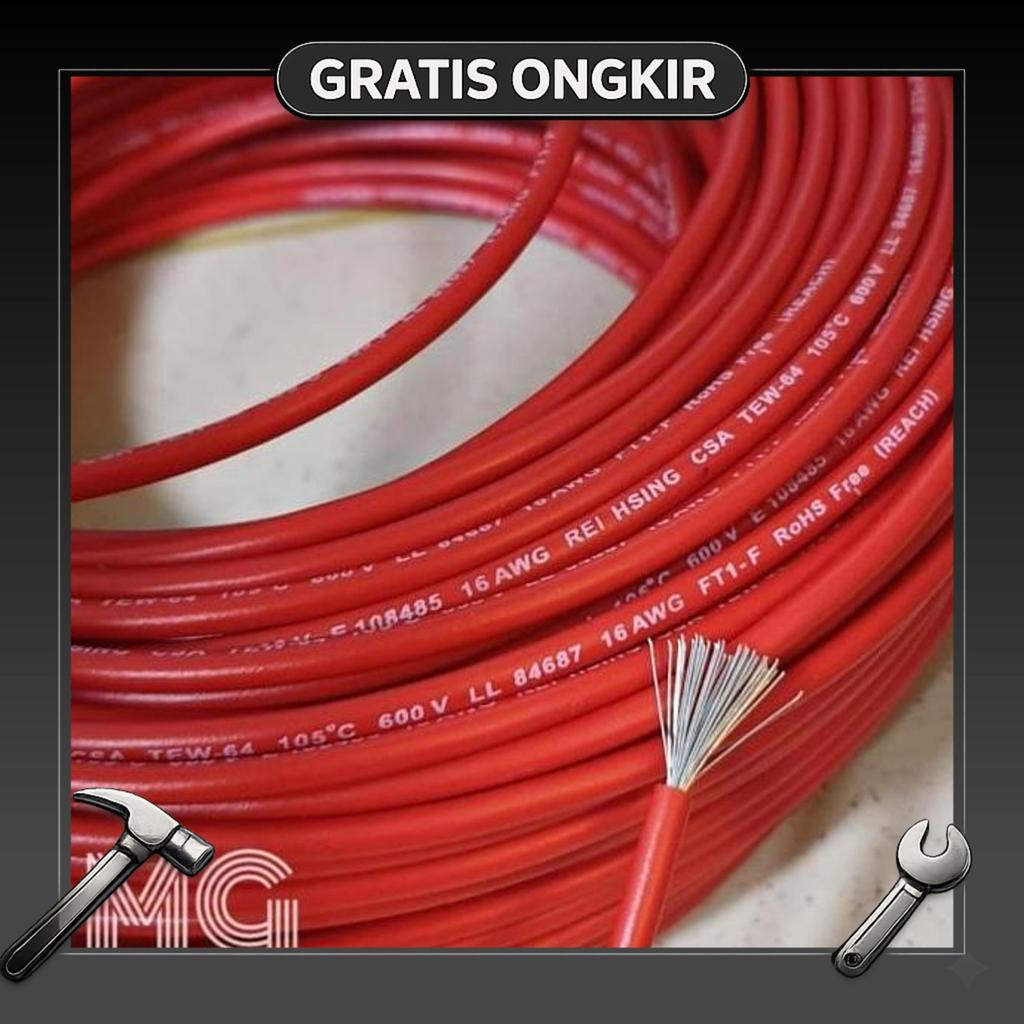 Kabel Awg 16 - 1Roll 30 Meter