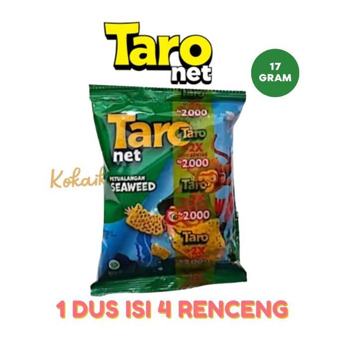 Cod,Bisa- Taro Net 17 Gram Dus Isi 40 Pcs - Ciki Taro - Dus Dusan - Cemilan Snack