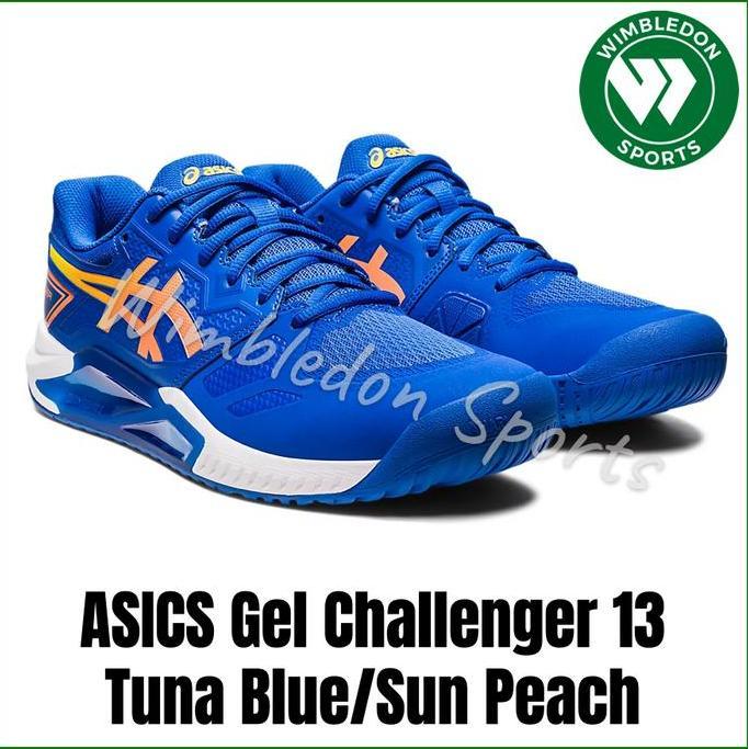 TERLARIS SEPATU ASICS GEL CHALLENGER 13 TUNA BLUE / SEPATU TENIS ASICS