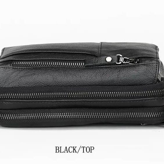 Tas Pria Handbag Kulit Asli Pria Tas Tangan Dompet Hp Tas Genggam
