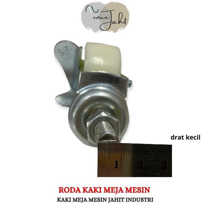 Lengkappoll- Roda Kaki Mesin Jahit Industrial Drat Besar /Roda Mesin Jahit