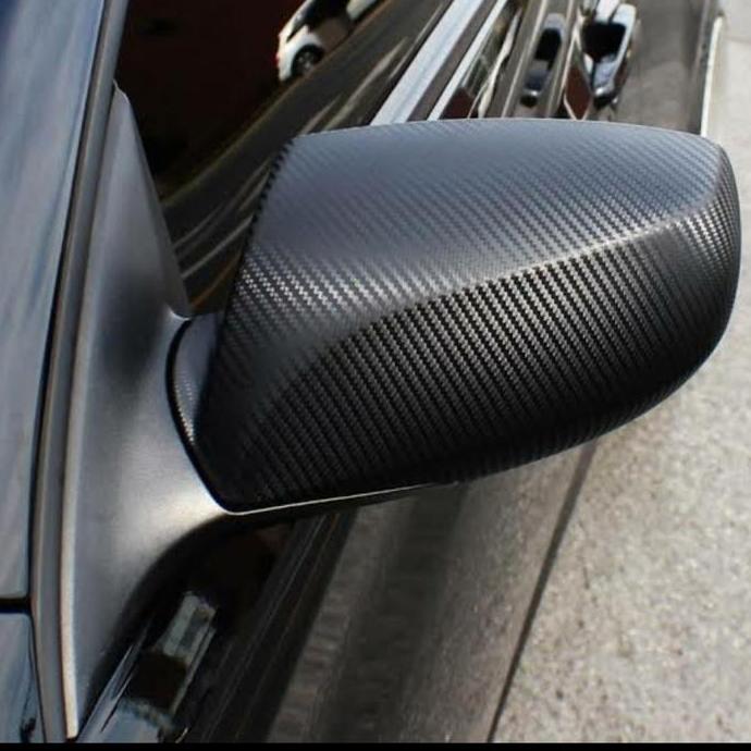 50cm Sticker skotlet Fanchi FC253 Carbon 3D Hitam Doff Fanchi meteran