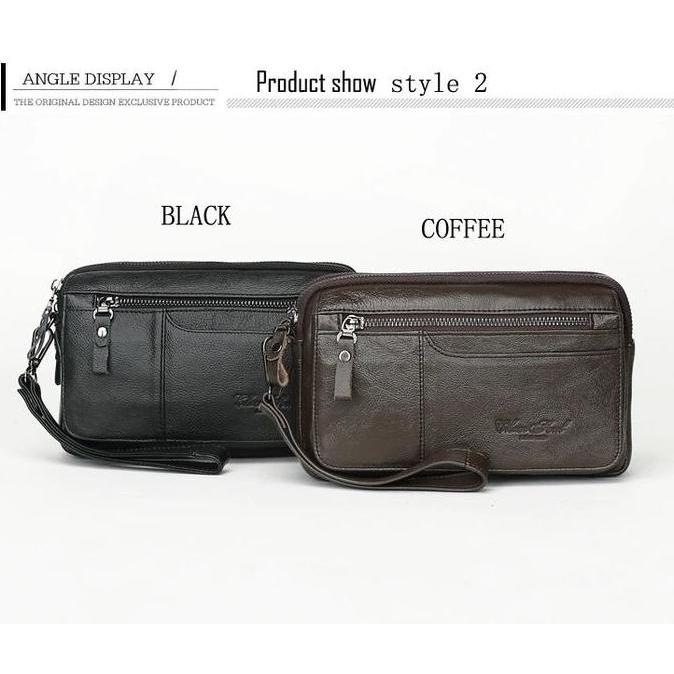 Tas Pria Clutch Handbag Kulit Cheer Soul 2249 Tas Tangan Pria Import Tas Hp Dompet Hp