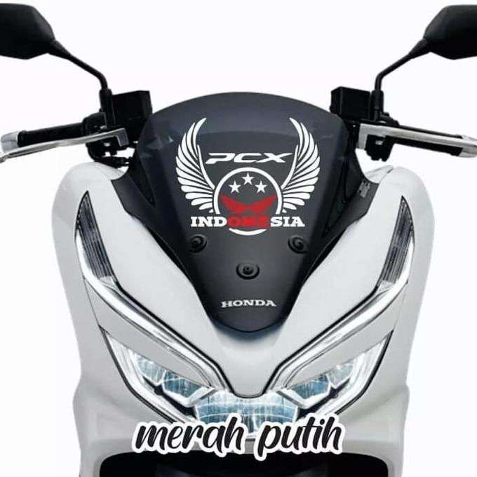 Sticker Tameng Motor Pcx Ukuran Besar Keren Slabor Motor