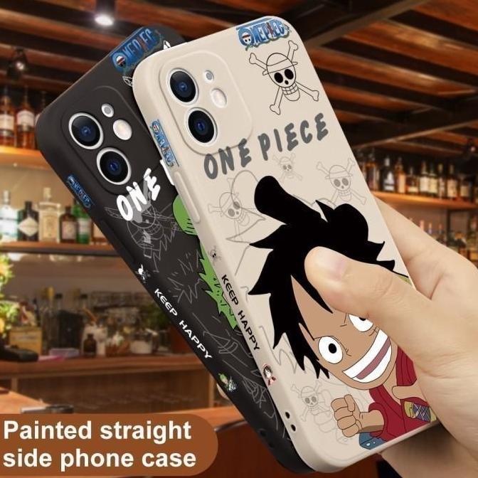 Case   untuk Oppo A31 / A8 LUFFY Wano One Piece Silicone Gambar FREE TALI