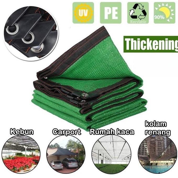 GHIFLY 95% Anti-UV Jaring / Jaring Anti Panas / Nylon Anti Panas Enkripsi 8-pin Jaring Paranet Pelin