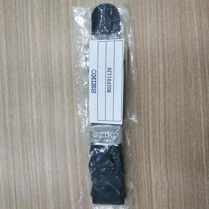 Rubber / Strap / silicon seiko - Black - original - lug width 22 mm