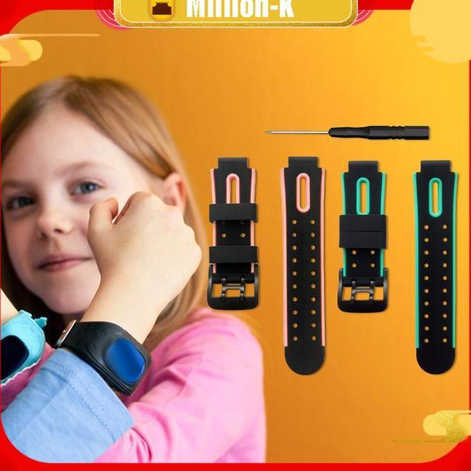 ZHURATMI 15mm Strap Tali Jam Silikon Strap Untuk Imoo Y03-Y05s-Y06-Z1-Z2-Z3-Z5-Z5a-Z6-Q1-Q2-D2 Anak 