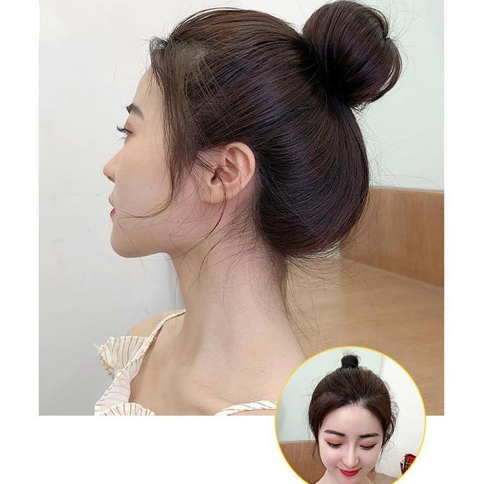 BOWTEKH Rambut Sanggul Pramugari / Jepit Untuk Sanggul Rambutbulat / Lembut Dan Alami PROTOK