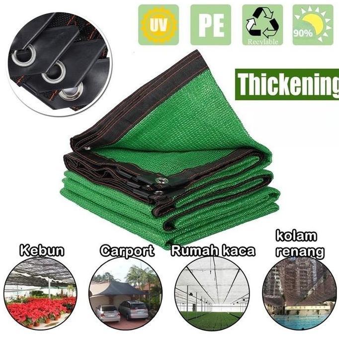 HYAKABA 95% Anti-UV Jaring / Jaring Anti Panas / Nylon Anti Panas Enkripsi 8-pin Jaring Paranet Peli