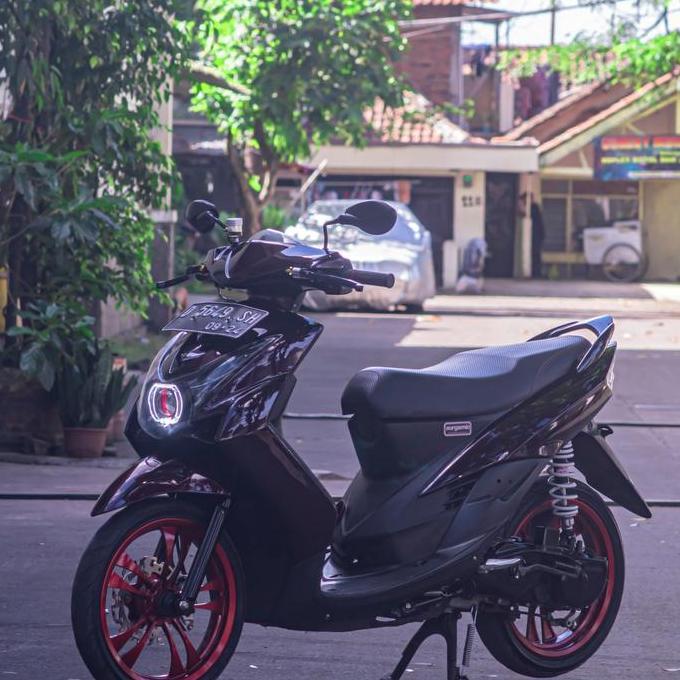lampu depan custom Yamaha Mio soul karbu projie biled pnp