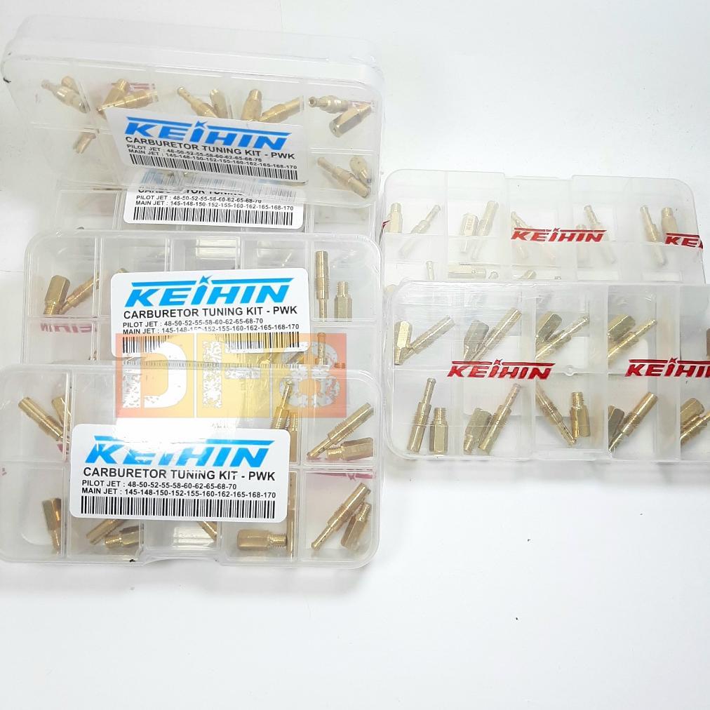 SAKHINACOLLECTION PILOT JET MAIN JET SPUYER KARBURATOR PWK SET TUNING PER BOX PWL VESPA 2TAK TIGER G