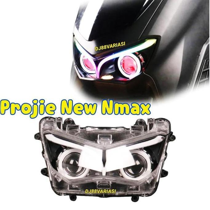 Projie biled new nmax projector headlamp lampu utama led alis rgb
