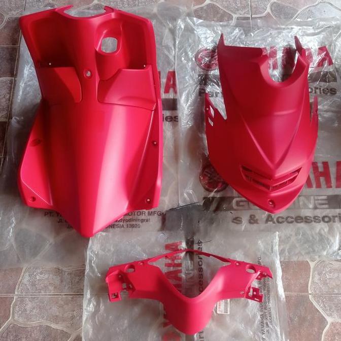 Cover body dek kasar yamaha Mio Soul lama Merah Orinal YGP