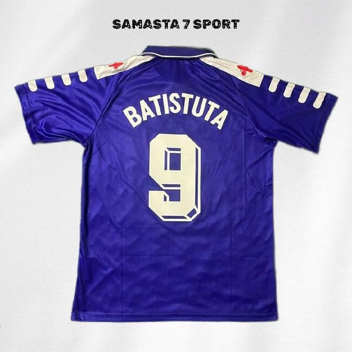 JERSEY BAJU BOLA RETRO FIORENTINA HOME 1998/1999 GRADE ORI NS