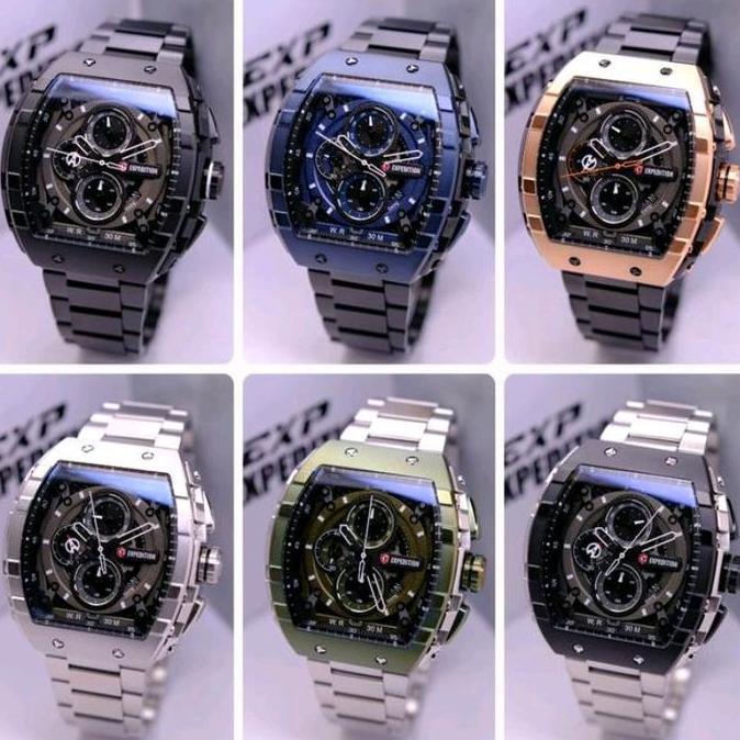 JAM TANGAN PRIA EXPEDITION E6782 E 6782 RANTAI ORIGINAL