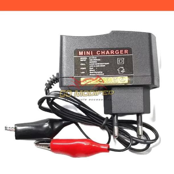 CHARGER AKI MOTOR 12 VOLT CASAN ACU SPESIAL