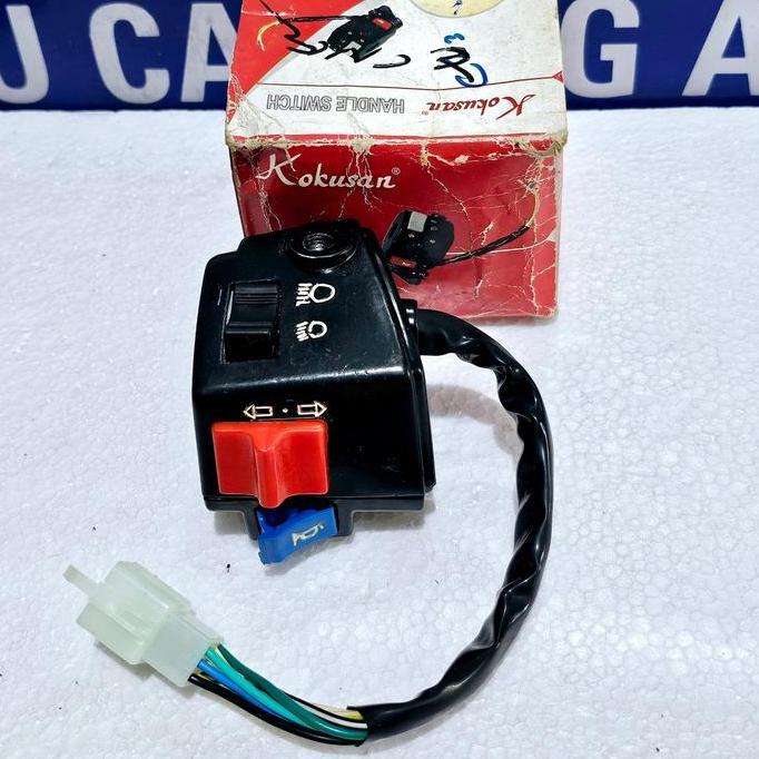 HOLDER SAKLAR KLAKSON KIRI  SUZUKI RC100 BRAVO DK CRYSTAL BUKAN ORI MURAH