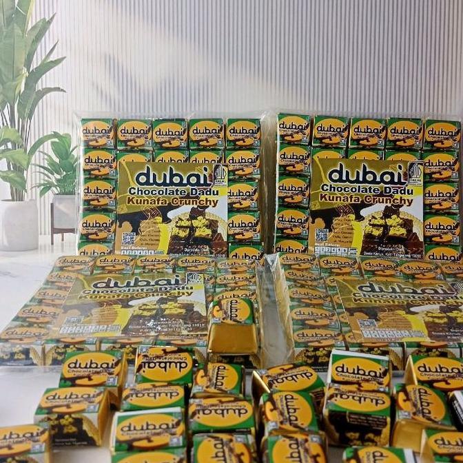 VERBANDAA - DUBAI CHOCOLATE DADU KUNAFA CRUNCHY,, ISI 25 PCS/JAJANAN FAVORIT ANAK ANAK JAMAN NOW/UNT