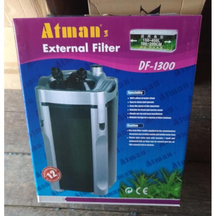 Aquarium filter external canister atman DF 1300