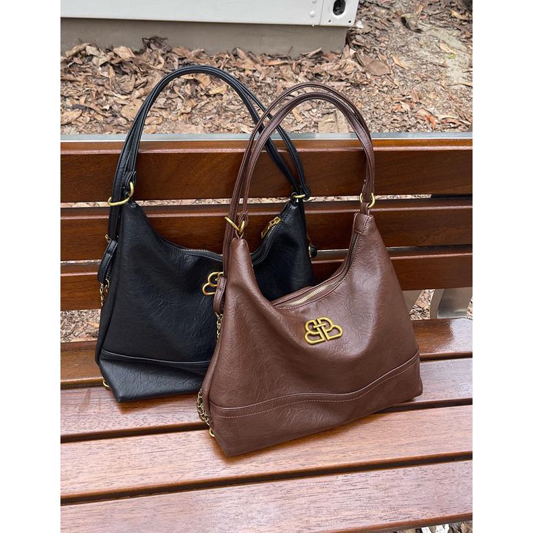Grade Ori Tas Bahu Kulit Wanita Tas Cewek Rantai Shoulder Bag Gc 8739