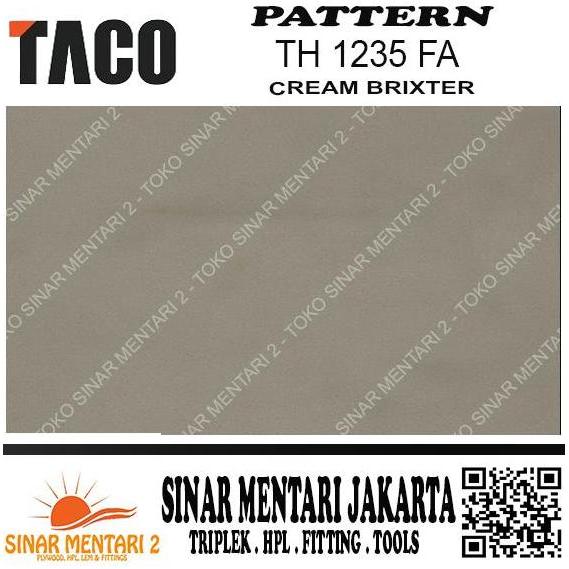 TACO HPL PATTERN TH 1235 FA CREAM BRIXTER