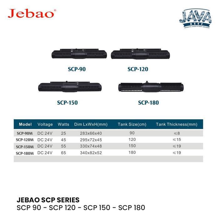 Jebao Cross Flow Wavemaker SCP 90 (Wavemaker Air Laut 10200 Lph)