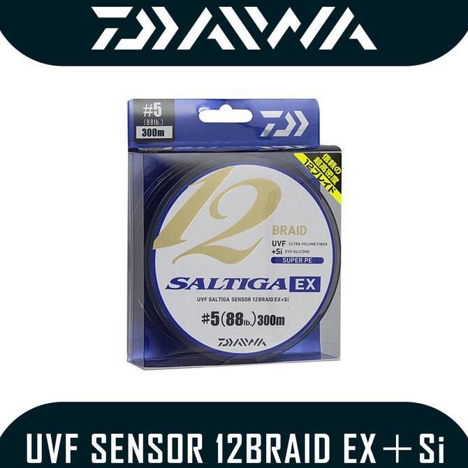 NEW Senar Pancing Merk Daiwa UVF Saltiga Sensor 12 Braid ExSi 400m