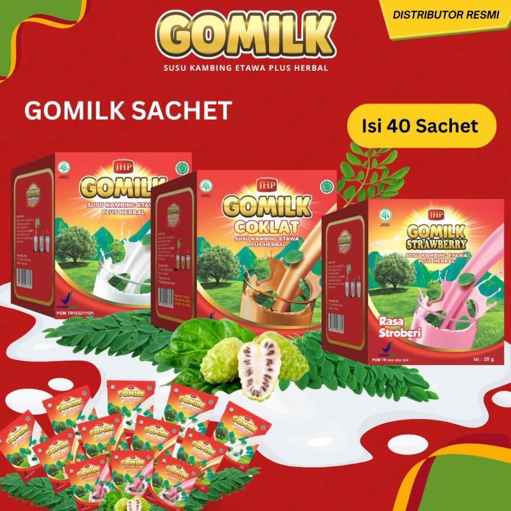 (Terbaru) [ BISA COD + GARANSI ] [ BELI 10 GRATIS JAHE ] [ BELI 30 GRATIS MADU ] Gomilk Susu Kambing