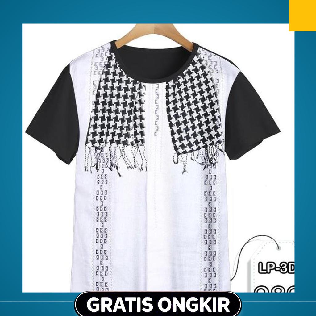 Kaos Sorban Kaos Sorban Motif Printing3D Anak #Lp3D-282 Fashion