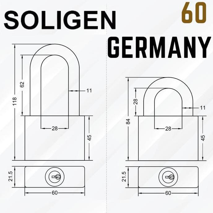 SOLIGEN GEMBOK FULL KUNINGAN GEMBOK SOLIGEN FULL BRASS GERMANY