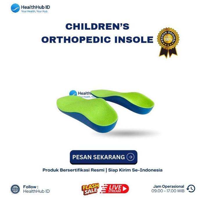 Childern's Orthopedic Insole  Insole Ortopedi Anak