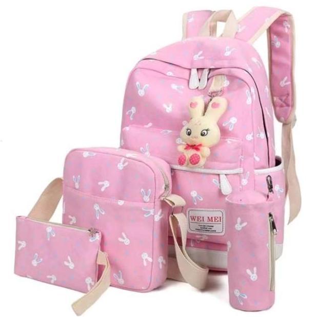 Abak- Jtb - Tas Sekolah Anak Perempuan Bunny Lucu Ransel Anak Murah Motif Playboy Imut Free Gantunga