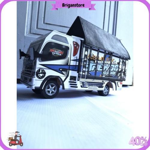 Miniatur Truk Oleng Kayu Full Lampu Kelip Harga Murah Dijamin Bagus