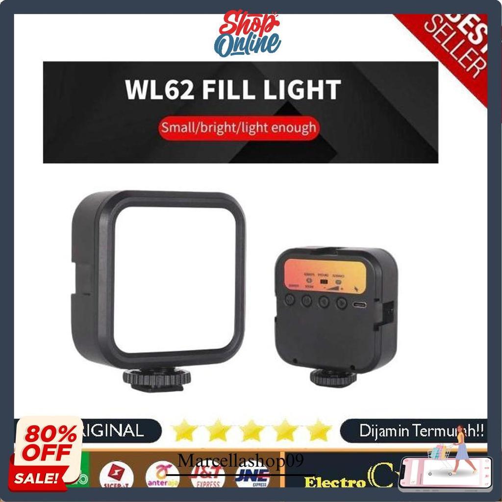 Lampu Kamera Mini Portable Video Light Led Tricolor 1800Mah Standar Terbaik