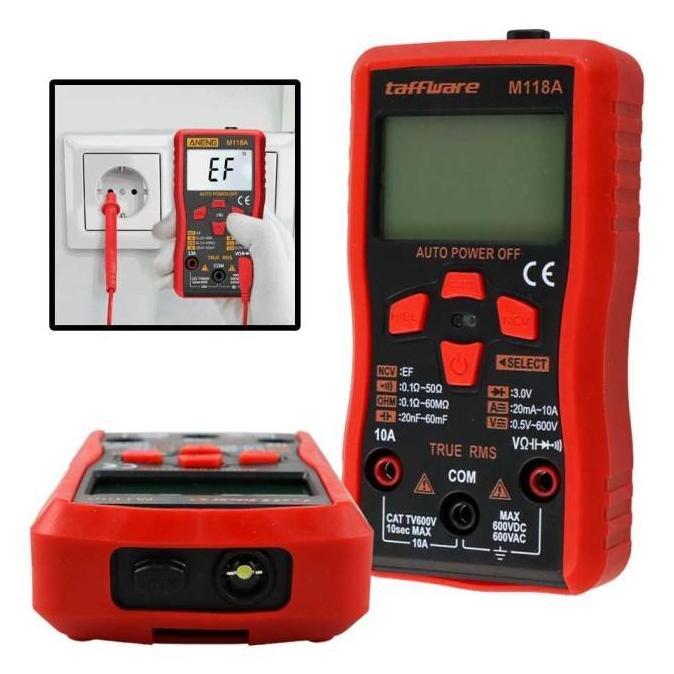 VINENNI Taffware ANENG Digital Multimeter Voltage Tester - M118A
