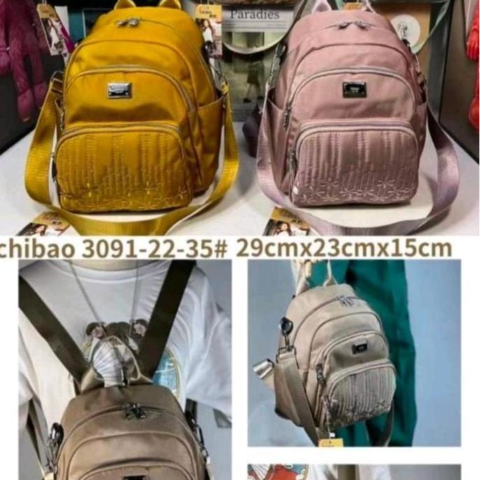 Tas ransel selempang chibao original import kanvas import terlaris