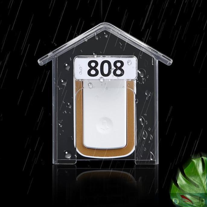 OTNEUDA Pelindung Cover Bel-Rain Cover Door Bel-Rain Cover Tutup Pelindung Bel