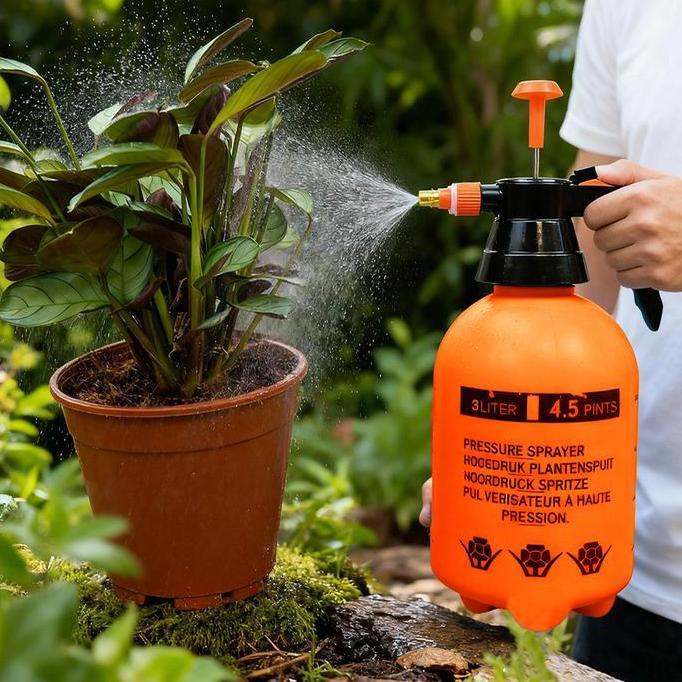 Pressure Sprayer Semprotan Air Tanaman Pertanian Burung Semprotan Pompa Manual - 3 Liter