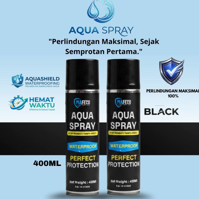 Aqua Spray | Seal And Protect | Cairan Anti Bocor | Rubber Sealant Spray 400Ml