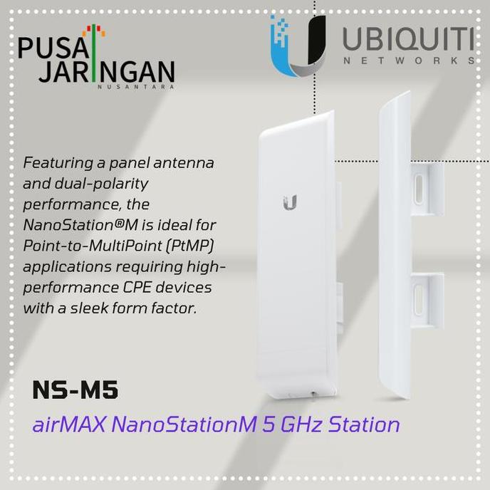 TERLARIS UBIQUITI NANO STATION M5 NANOSTATION M5 NANOSTATIONM5 NS-M5 NSM5 NSM 5
