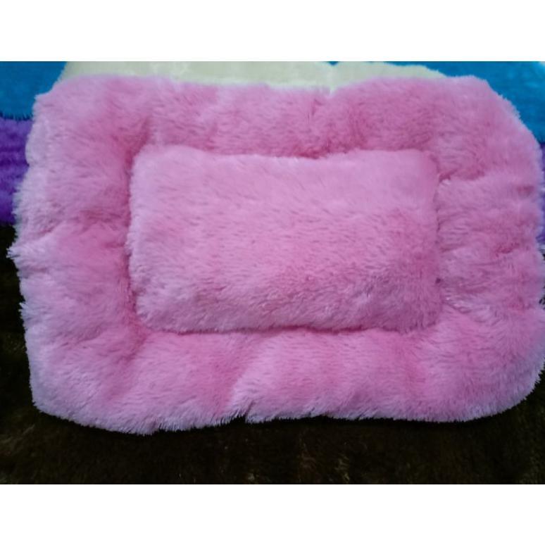 Kasur Kucing - Tempat Tidur Kucing - Kasur Bulu Korea Kualitas Pilihan