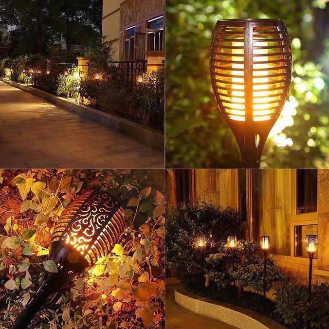 MATEGAV Lampu Taman Solar 12 LED  Hemat Energi - Cocok untuk Taman & Outdoor - Panel Surya Anti Air