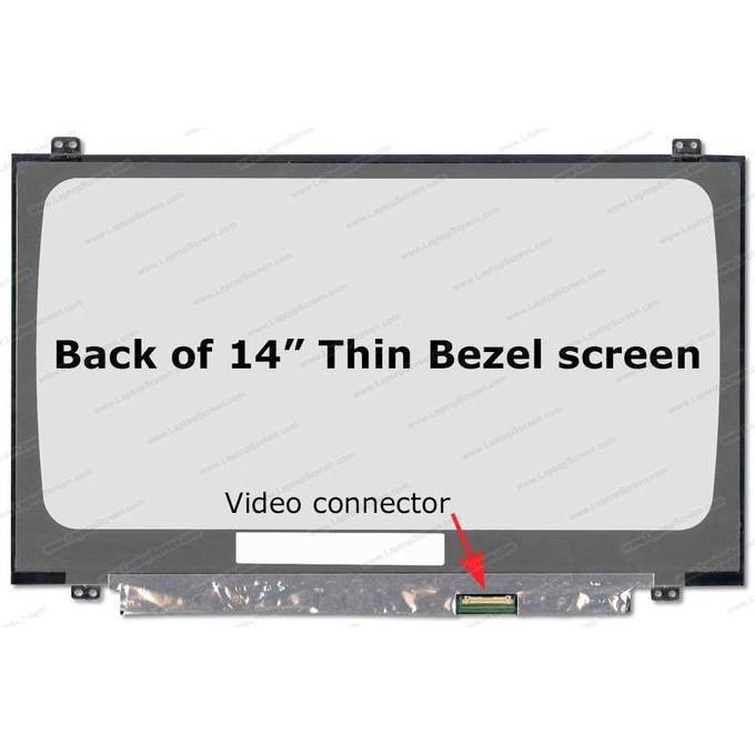 TERMURAH - LCD LED Laptop HP 240 G7 14 inch 30 pin Small Frame