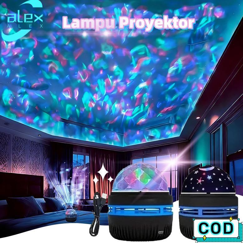 NEW Lampu Proyektor Langit Tidur Malam Berbintang Lampu Proyektor Dengan Langit Malam Bintang 360 Be