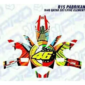 Decal Sticker Helm Fullface R15