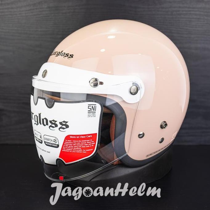 CARGLOSS HELM CF HIJAB RETRO | SOLID | CFH HIJAB CARGLOSS